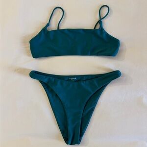Ark Swimwear Emerald Green bikini set Size Small